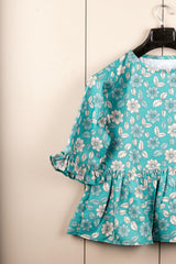 CHOLKI Beautiful Cotton Top for Women – Stylish Printed Short Sleeve Tunic | Casual & Daily Wear Cotton Tops Malaysia 2025