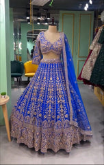 Faux georgette lehenga choli sets for women