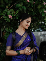 SOFT LINEN COTTON SILK SAREE