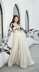 New tranding Desginer Black & White Jumpsuit