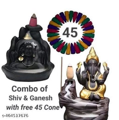Lord Shiva & Adiyogi Mahadev Black Rubber Keychain & Keyring