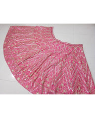 Rani Pink Sequence Embroidery Party Wear Lehenga Choli