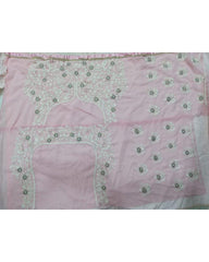 Baby pink coloured sequence embroidery work lehenga choli
