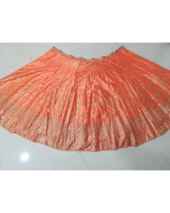 Orange color Devsena silk Lehenga choli