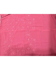 Watermelon Pink Colored Georgette Lehenga Choli