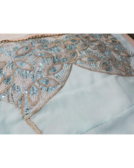 Georgette Crushed Lehenga and Sequence Work Choli