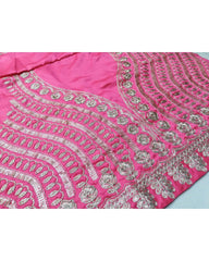 Gajari malai satin wedding Lehenga choli