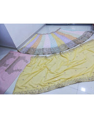 Multicolor Faux Georgette designer lehenga choli