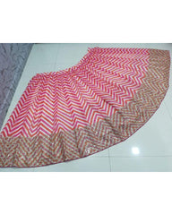 Multicolor laheriya printed design wedding lehenga choli