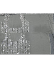 Grey colored georgette lehenga choli