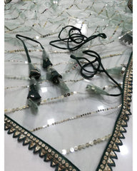 Faux georgette sequins embroidery wedding lehenga choli