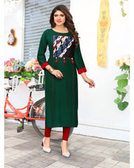 Pretty Rayon 14KG Straight Kurti