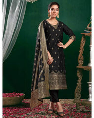 SKYLEE Women Printed Silk Blend Straight Kurta Suit Set with Dupatta & Pants | Stylish Indian Ethnic Wear for Women Malaysia