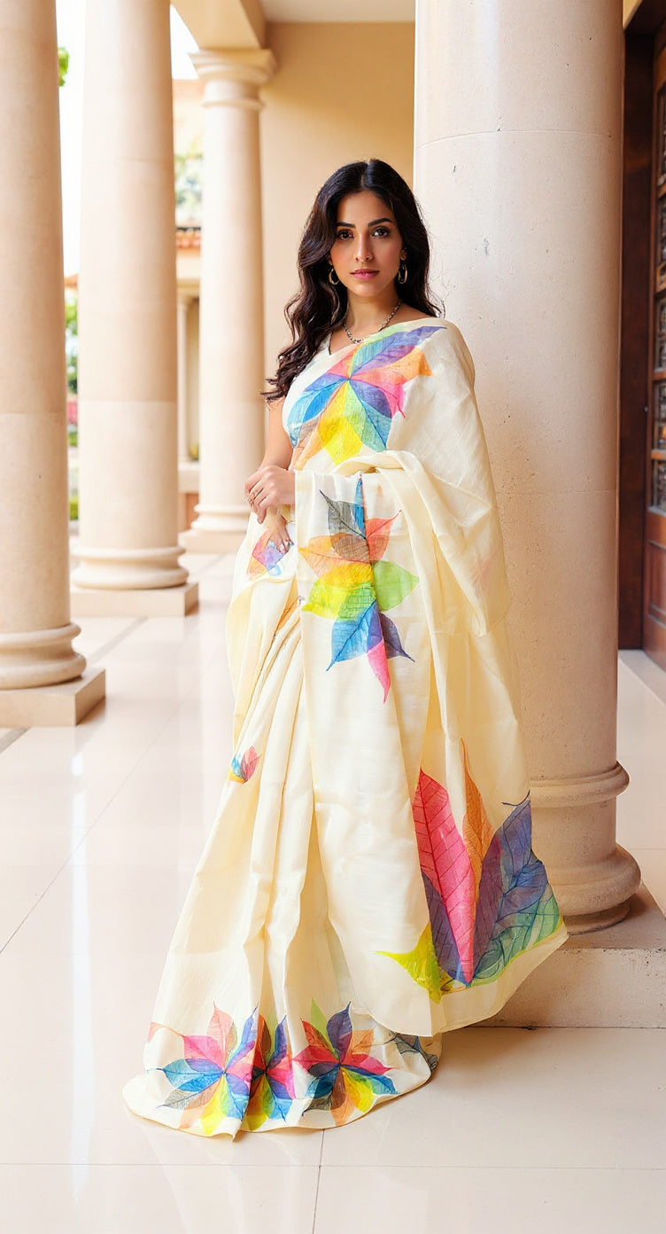 BEAUTIFUL DIGITAL PRINTED COTTON SAREE