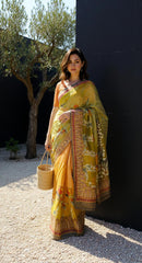 BEAUTIFUL DIGITAL PRINTED COTTON SAREE