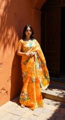 BEAUTIFUL DIGITAL PRINTED COTTON SAREE