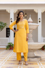 Kusoom Silk Kurta Set with Bottom & Chandery Dupatta | Jacquard Work | Festive & Party Wear – Malaysia