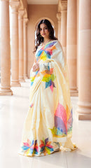 BEAUTIFUL DIGITAL PRINTED COTTON SAREE