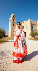 BEAUTIFUL DIGITAL PRINTED COTTON SAREE