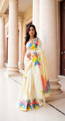 BEAUTIFUL DIGITAL PRINTED COTTON SAREE