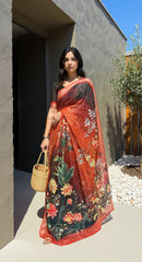 BEAUTIFUL DIGITAL PRINTED COTTON SAREE