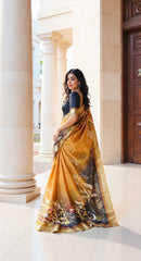 BEAUTIFUL DIGITAL PRINTED COTTON SAREE