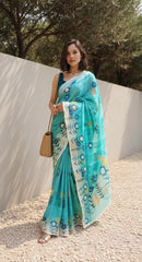 RAMA DIGITAL PRINTED COTTON SAREE