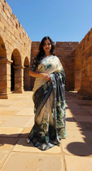 BEAUTIFUL DIGITAL PRINTED COTTON SAREE