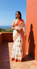 BEAUTIFUL DIGITAL PRINTED COTTON SAREE