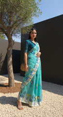 RAMA DIGITAL PRINTED COTTON SAREE