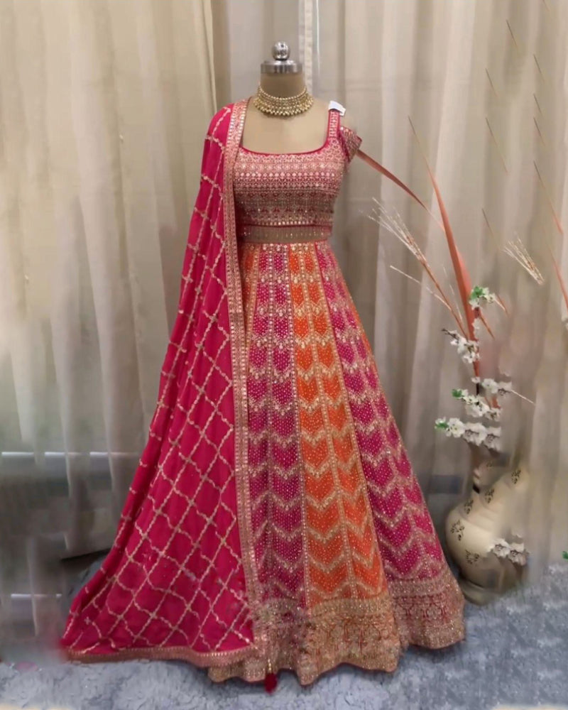 Faux Georgette Lehenga Choli for Women | Stunning Designs & Styles