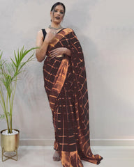 Premium Georgette 1 Minute Ready to wear sarees