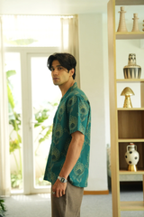 Men’s Fancy Printed Cuban Collar Shirt for Men | Stylish Rayon Casual Partywear Shirt