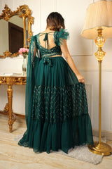 Ocean Green Lehenga Choli Set