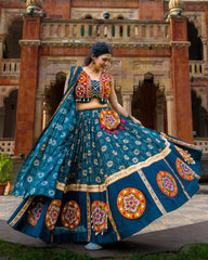 Handcrafted Women Lehenga Rayon Navratri chaniya Choli