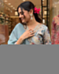 GREY COLOURED WOMEN'S VISCOSE RAYON  KURTA SET