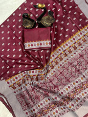 Latest 4 color soft silk woven jacquard saree