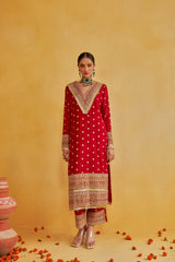 Shubh shree lal kurta set