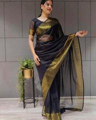 Premium Georgette 1 Minute Ready to wear sarees