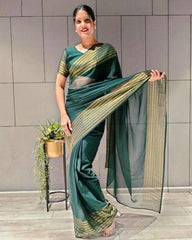 Premium Georgette 1 Minute Ready to wear sarees