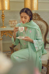 Mint desginer embroiderd Kurta set