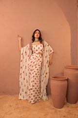 Sarika embroidered Cape Set