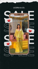 Luxury Kaftan Sharara Set Malaysia | Heavy Faux Georgette with 3mm Sequins Embroidery | Party Wear & Wedding Collection